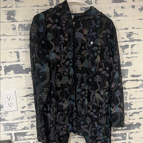 Reflective Mushroom Patterned Jacket and Pants Set - Picture 2 of 7